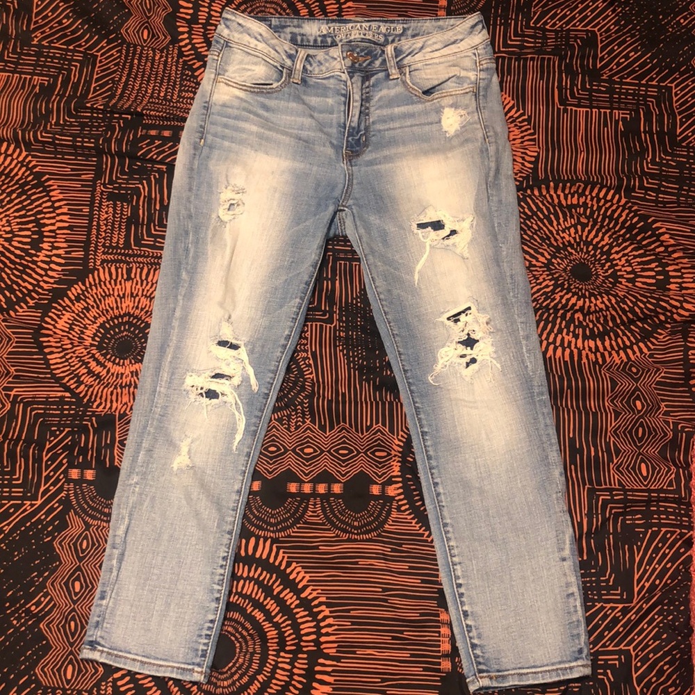 American Eagle high wasted denim jeans